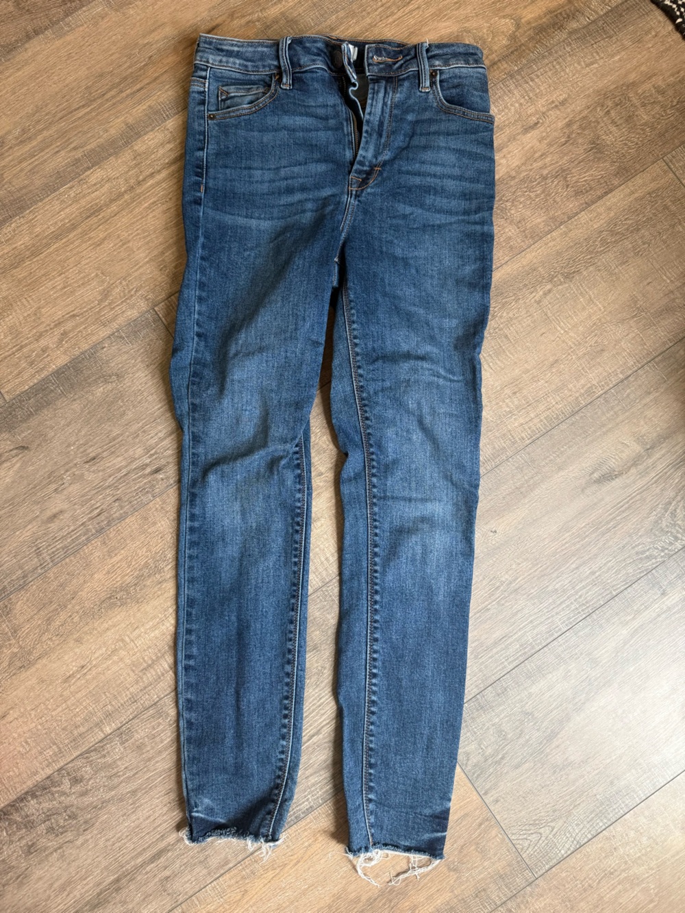 Carly Jean Los Angeles Dark Blue Skinny Jeans